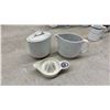 Image 5 : Assorted Dinnerware and Glass Ice Bucket, Johnson Bros. Ironstone Bowl, Grindley, Brendan J.S.