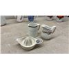 Image 7 : Assorted Dinnerware and Glass Ice Bucket, Johnson Bros. Ironstone Bowl, Grindley, Brendan J.S.