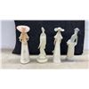 Image 2 : Four Porcelain Figurines, 10” Tall