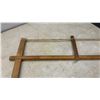 Image 10 : Vintage Wooden Tool Caddy, Hand Trowel, Hand Drill, Bow Saw