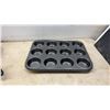 Image 2 : T-Fal Divided Fry Pan, T-Fal Fry Pan, Muffin Pan, Snowflake Pancake Pan, and Square Cast Griddle