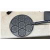 Image 5 : T-Fal Divided Fry Pan, T-Fal Fry Pan, Muffin Pan, Snowflake Pancake Pan, and Square Cast Griddle