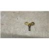 Image 4 : Antique Brass Mechanical Wind-Up Alarm Bell with Key, Early 20th Century