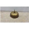 Image 6 : Antique Brass Mechanical Wind-Up Alarm Bell with Key, Early 20th Century