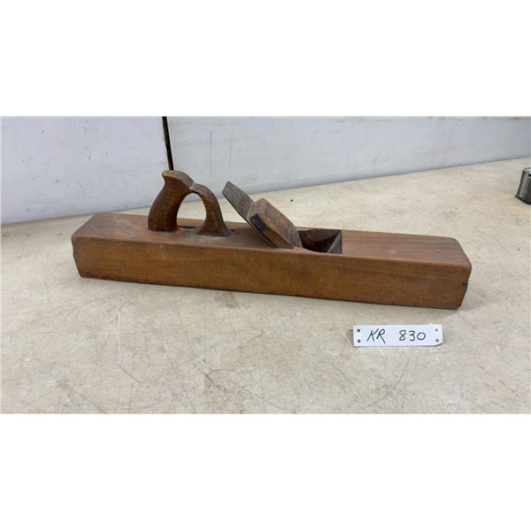 Antique G. Tyzack and Son Warranted Cast Steel Wooden Jointer Plane, Sheffield England