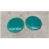 Image 4 : 6 Stimsonite Round Reflex Reflectors, Red and Green, 5 1/4” Diameter