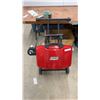 Image 6 : Coleman RoadTrip LXE Portable Propane Grill, Red and Black, with Stand and Wheels