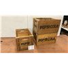 Image 1 : Three Vintage Pepsi-Cola Wooden Crates, 11/71, Montreal, Quebec