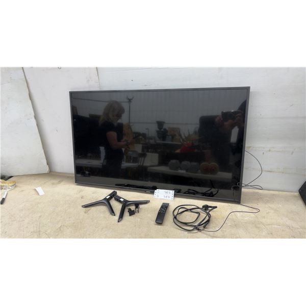 44” Samsung Flat Screen TV, Remote, Power Cord, and Stand Pieces