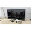 Image 1 : 44” Samsung Flat Screen TV, Remote, Power Cord, and Stand Pieces