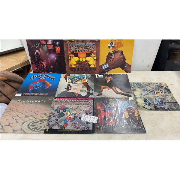 10 Vintage Rock LP Albums