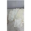 Image 2 : Assorted Vintage and Antique Handmade Lace, Embroidered Linens