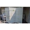 Image 1 : IKEA 6 Ft × 7 Ft Folding Room Divider/Privacy Wall, 2-Tier Coat Rack