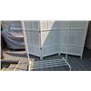 Image 2 : IKEA 6 Ft × 7 Ft Folding Room Divider/Privacy Wall, 2-Tier Coat Rack