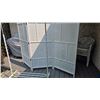 Image 3 : IKEA 6 Ft × 7 Ft Folding Room Divider/Privacy Wall, 2-Tier Coat Rack