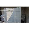 Image 4 : IKEA 6 Ft × 7 Ft Folding Room Divider/Privacy Wall, 2-Tier Coat Rack
