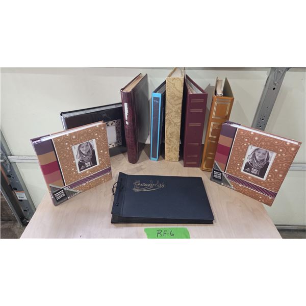 9 Assorted Photo Album Binders