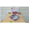 Image 1 : Enameled Cast Iron Braiser with Glass Lid, 3.3L