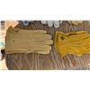 Image 2 : 5 Pair Leather/Cotton Work Gloves - Large