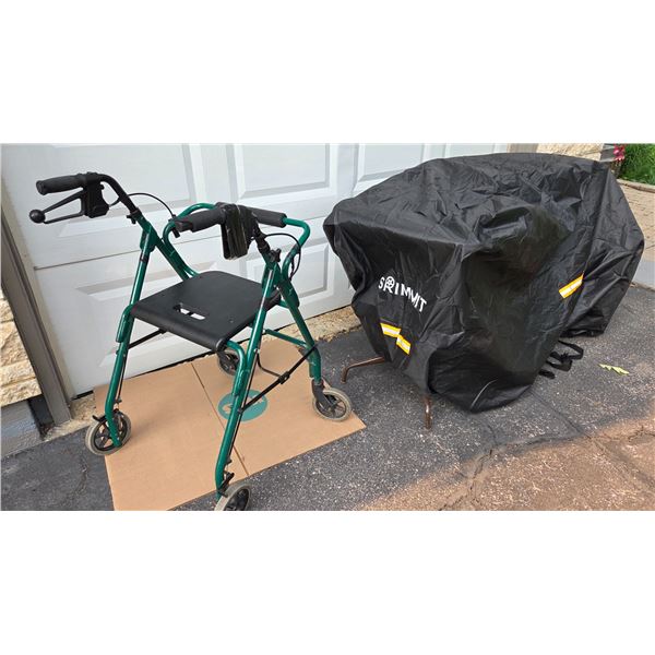 Srimmit Motorcycle/Scooter Cover (New) and Walker