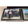 Image 3 : Family Picture Frame 18" × 18" and 3 Framed Photos of Antique Steamers