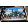 Image 5 : Family Picture Frame 18" × 18" and 3 Framed Photos of Antique Steamers