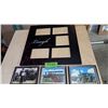 Image 6 : Family Picture Frame 18" × 18" and 3 Framed Photos of Antique Steamers