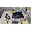 Image 1 : Tool Box with Precision Screwdriver Set, Pliers, Level, and Scraper