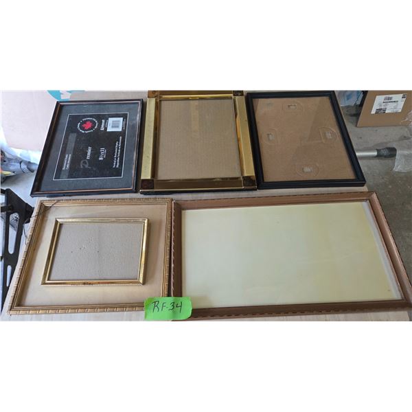 6 Antique Picture Frames