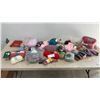 Image 1 : Assorted Wool Yarn Lot: Red Heart Super Saver, Bernat, and Various Skeins