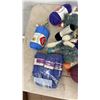Image 7 : Assorted Wool Yarn Lot: Red Heart, Sofil Mimosa, and Lustre-Sheen Yarn Skeins and Packages