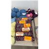 Image 2 : Assorted Wool Yarn and Craft Supplies: HoneySpun Ombre, Fun-to-Wear, and Other Yarns
