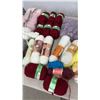 Image 6 : Assorted Wool Yarn and Craft Supplies: HoneySpun Ombre, Fun-to-Wear, and Other Yarns