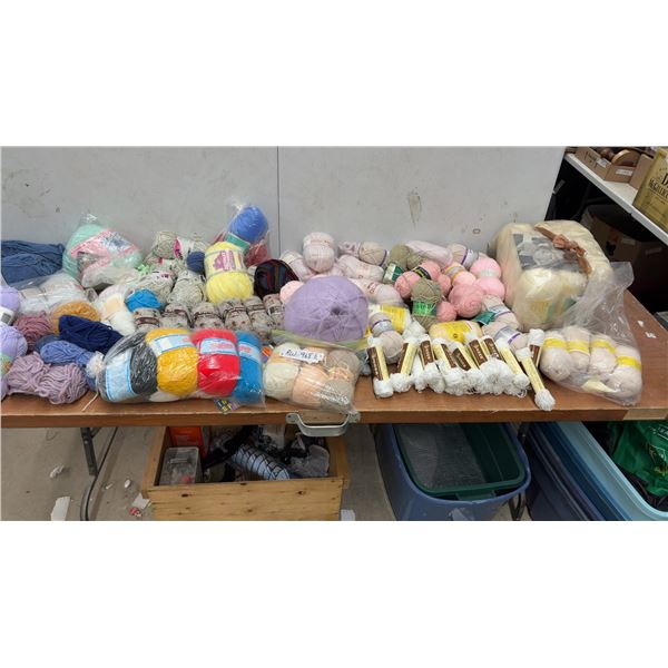 Assorted Yarn Lot: Patons Fairy Tale, Bernat, Bouquet Softee