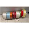 Image 2 : Large Lot of Assorted Craft Ribbons, Spools of Yarn, Thread, Fabric Strips