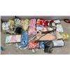 Image 5 : Large Lot of Assorted Craft Ribbons, Spools of Yarn, Thread, Fabric Strips