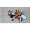 Image 17 : Vintage Clark's Stranded Cotton Embroidery Thread, Pearl Cotton, Hoops, Needles