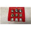 Image 7 : Sewing Lot: Thimble Collection, Thread Spools, Crayons, Watercolors, Pins, Ribbons