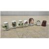Image 8 : Sewing Lot: Thimble Collection, Thread Spools, Crayons, Watercolors, Pins, Ribbons
