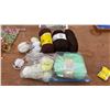 Image 10 : Baycrest Shetland Style 100% Acrylic 4-Ply Yarn, Needles, Mary Maxim Pattern Books, Crochet Squares