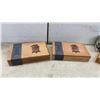 Image 5 : Vintage Player's Navy Cut and Black Cat Virginia Cigarette Tins and Wood and Cardboard Cigar Boxes
