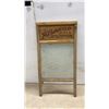 Image 4 : National Washboard Co. No. 510 Glass Washboard and Wooden Slaw Cutter