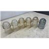 Image 6 : Vintage Glass Electrical Insulators, Whitall Tatum and Muncie Indiana