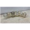 Image 4 : Vintage Clear Glass Pony Beehive Electrical Insulators CD 102 and Mounting Pins
