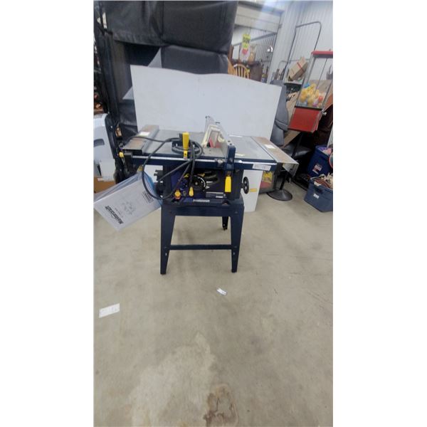 Mastercraft 10” Table Saw, Model 055-6801-2, with Stand