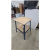 Image 3 : Adjustable-Height Utility Table with Metal Frame and Plywood Top and Shelf 33”×24”×24”