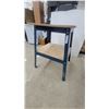 Image 5 : Adjustable-Height Utility Table with Metal Frame and Plywood Top and Shelf 33”×24”×24”