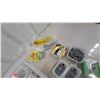 Image 7 : Clear Plastic Storage Tote of Assorted Hardware: HandyPack Nails and Screws