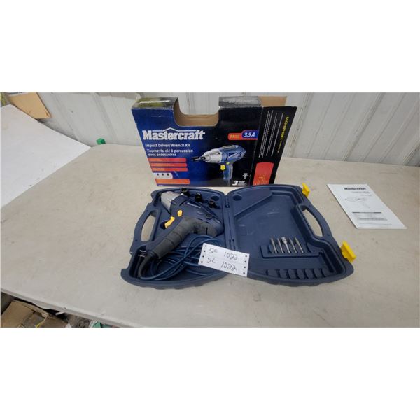 Mastercraft 3.5 Amp 11-Piece Impact Driver/Wrench Kit