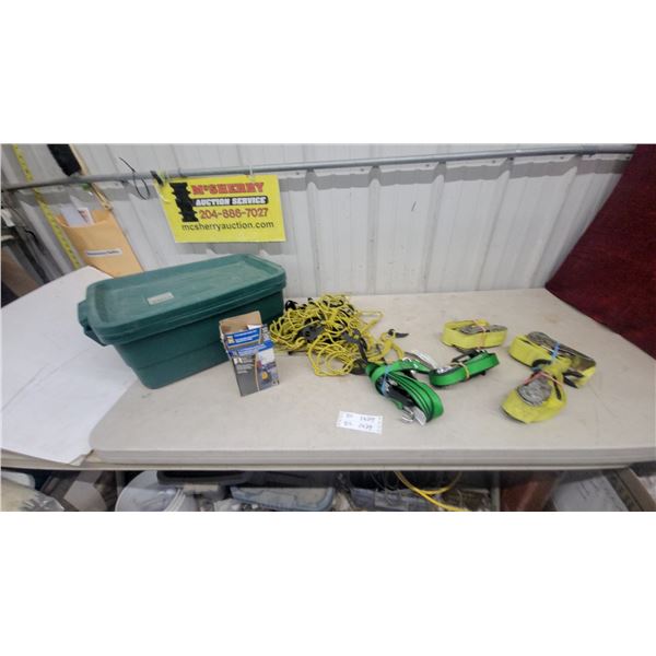Ratchet Straps, Bungee Cord Net, Power Fist 2 Ton Hydraulic Bottle Jack